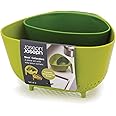 Joseph Joseph Nest Colanders - Green, Plastic, 9.25 Inches, 9 X 9 X 5 Centimeters