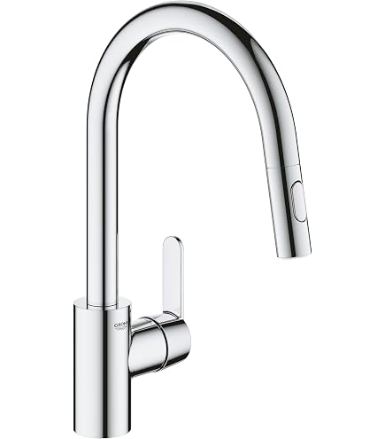Grohe Eurostyle Cosmopolitan Küchenarmatur - Wandmontiert, Schwenkbarer Auslauf, SilkMove, 33982002