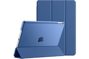 ‎JETECH JETech Etui dla iPad (9,7 Cala, Modelu 2018/2017, 6./5. Generacji), Smart Cover Automatyczne Budzenie/Usypianie (Granatowy)