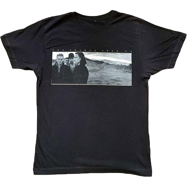 U2 Unisex Adult Vertigo Tour 2005 Symbols T-Shirt (XL) (Black
