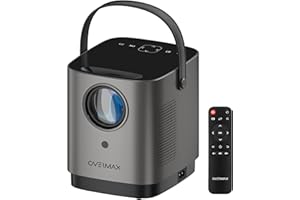 OVERMAX Multipic projektor Full HD, projektor LED, projektor kina domowego, pilot zdalnego sterowania, projektor z głośnikiem, rozmiar obrazu od 35 do 120 cali (MULTIPIC 3.6)