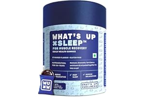 What's Up Wellness Gummies for Sleep With Muscle Recovery & Nerve Relaxation | Helps You Sleep Soundly and Relieve Sore Muscl