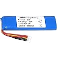 Maent 1Pcs Protected 3.7V 3000Mah Premium Lithium Polymer Rechargeable Battery Lipo Replacement Battery for Jbl Flip Flip3 Bluetooth Speaker Battery - M17