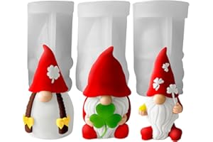 ‎JDH SILICONE 3D-kerzen selber machen weihnachten,3 Stück silikonformen gießformen-Kerzenform Silikon Kerzen Selber Machen Kerzen Formen DIY silikon kerzenformen weihnachten kerzenformen zum gießen