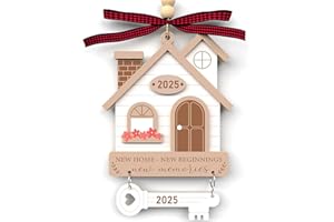 DSZEMIE New Home Ornament 2025, Housewarming for New Home Gifts House Warming Gifts, Couple First HOME Ornament Beginning for Women