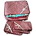 Kuber Industries Maroon 3 Layered Quilted Printed Transparent Multi Saree Cover (10-15 Sarees Capacity) - Set of 3 RS.429.00