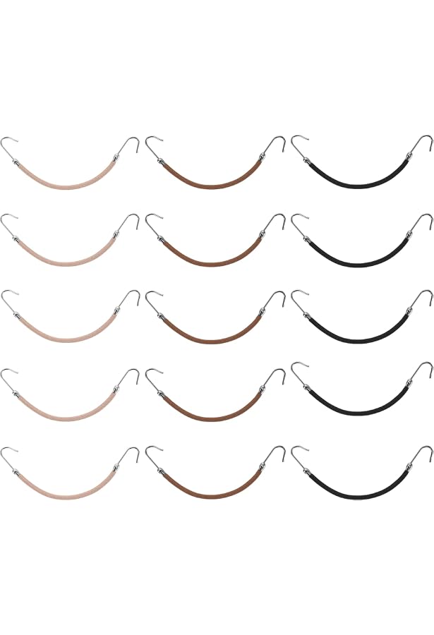 6 Stück Haargummis Scrunchies Kaffee Elastische Haarbänder Für Mädchen
