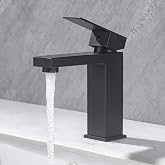 Matte Black Stainless Steel Bathroom Faucet for Washbasin BuntHaus | Washbasin Tap for Bathroom, Washbasin Mixer with Cold an