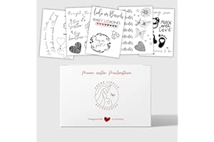 GRÜNE LIBELLE 36 adesivi per tatuaggi sulla pancia del bambino + 9 carte miliari I regali per la gravidanza per le future mamme Milestone cards I Pregnancy Tattoo I Meine Gravidanza pancia gravidanza