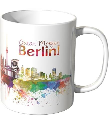Hertha BSC Berlin Tasse Mit Metallic-Stadtkarte - Kaffeetasse Für Echte Fans