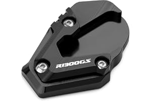 CXEPI Compatible avec R 1300 GS 2024 2025 Moto Support de Plaque de Support de Béquille Latérale Plaque Agrandir Pad pour R1300GS Adventure 2024 2025