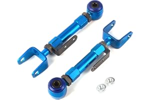 KSP PERFORMANCE KSP Rear Camber Arms for 2002-2006 CR-V and 2003-2011 Honda Element, Upper Control Rod Adjustable -2° to +4° (Degree) Suspension Kits