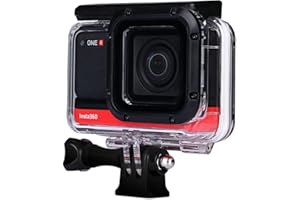 Taoric Wasserfeste Hülle Schutz Gehäuse Rahmen für Insta360 ONE R wasserdichte Tiefe 60M