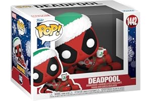 Funko POP! Marvel: Holiday - Deadpool - Marvel Comics - Kolekcjonerska figurka winylowa - Pomysł na prezent - Oficjalny towar - Zabawki dla dzieci i dorosłych - Fani komiksów
