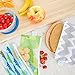 Hippychick Bumkin Reusable Snack Bag, Turtle/Crocs - Small, Pack of 2