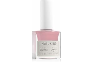 NAILKIND Nude Pink Nail Polish - Miss Ballet - Classic Sheer Pink Nail Varnish - Vegan Nail Lacquer + Peta Certified + Cruelty Free - Quick Drying & Long Lasting - Chip Resistant Manicure - 8ml
