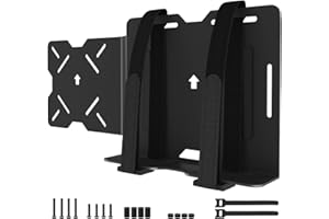 AIWEIWA Supporto universale VESA per Mini PC Supporto regolabile per computer Dell HP Lenovo Mini, modem, dispositivi UPS, scatole per cavi e altro supporto Mini PC può essere collegato con viti