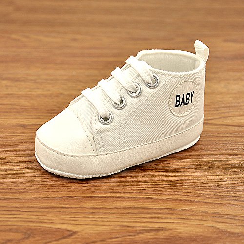 QZBAOSHU Säuglingskleinkind erste Wanderer schuhe weiche untere Segeltuch-Schuhe für Baby-Mädchen-Baby-Jungen - 2