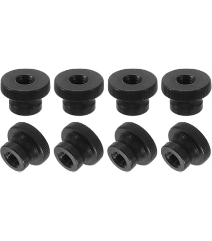 Gerändelte Daumenmuttern 24 Stück M3 - Vernickelte Flügelmuttern