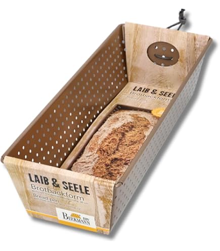 Stampo Per Pane Domotti Szarlotta In Acciaio Zincato, Dimensioni 20 X 12 X 8 Cm - Per Pane, Torte E Biscotti
