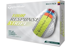 TaylorMade Tour Response Stripe Multi piłka golfowa, 2023