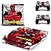 Produktbild Playstation 4 + 2 Controller Aufkleber Schutzfolie Set - Deadpool (6) /PS4