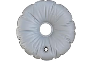 Oneshlee Pied De Parasol 50kg, Pied Parasol, Pied De Parasol Lourd 90cm, contrepoids Porte-Parapluie,Pliable, Portable, réutilisable, adapté aux parasols, balcons, plages, terrasses