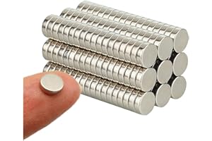 Deryun 60 Pack Strong Neodymium Magnets,Refrigerators Magnets Fridge Magnets for Whiteboard (6x2-60)