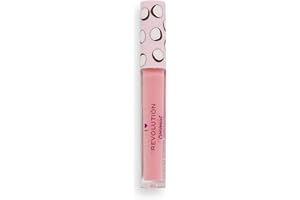 I Heart Revolution, Tasty Coconut Lipgloss, formula idratante e non appiccicosa al profumo di cocco, Coconut Sugar, Pink 2,2 ml
