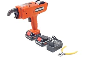 YYANLAK Bewehrungsverbinder, 12V Elektrische Rebar Bindemaschine Rebar Stahlbeton Drahtbindemaschine 8-34mm in Stahlbetonkonstruktionen, Brücken, Straßen, Tunneln