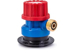 Rotarex Adaptateur Jumbo à clip type 652 - Diamètre : 35 mm (g. 56) x l 21,8 - LH - N° 2 (G.12), convient pour bouteilles de gaz en Espagne, au Portugal, au Danemark, etc.