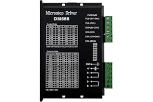 JUSNBOIR Accesorio para impresora 3D DM556 5,6 A stepper motor driver 42/57 tepper driver 5 V/24 V controlador ajustable