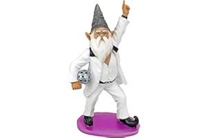 Design Toscano Disco Tony, statue de fièvre gnome