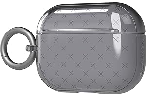 tech21 Evo Check for AirPods Pro Plant-Based Case with Germ Fighting Antimicrobial Properties and 12 ft Drop Protection - Black