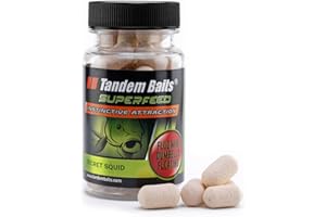 Tandem Baits SuperFeed Fluo Mini Dumbells Floating, D'appâts pour carpes, Pêche de la Carpe, Peche, Pop-Ups, Bouillette Carpe, Professionnel Accessoires de Pêche Carpe 12mm 30g