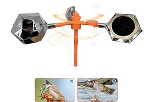 IKIJM Espantapajaros Ahuyentador de Pajaros Reflectante Ahuyentador Palomas - 288 Superficies Reflectoras para Jardín Balcón Frutales o Estanque