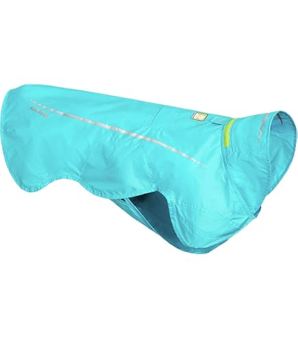 Ruffwear Wind Sprinter Hundejacke – Ultraleicht, Wasserabweisend, Mit Beinschlaufen, Größe S, Blue Atoll