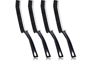 MVORRY 4 Stück Spaltreinigungsbürste, Hartborsten Eckenreinigungsbürste, Fugenbürste, Crevice Cleaning Brush, Eckenreinigungsbürsten, Multifunktionale Reinigungsbürste für Bad Küchen und Haushalt