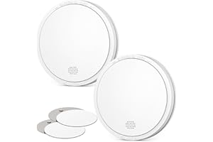 CHZHVAN Detector de Humo con Batería de 10 Años, Alarma de Incendio con Indicador LED y Botón de Silencio, Alarma de Humo con Batería, Conforma al Estándar EN 14604, 2 Piezas