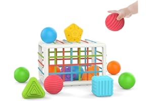 JKGIFTS Montessori Spielzeug ab 1-3 Jahre, Spielzeug ab 1 Jahr Baby Spielzeug Motorikspielzeug ab 1-3 Jahre Kinder Spielzeug Jungen Mädchen Lernspiele ab 1 2 3Jahre Formensortierspiel Geschenke Mädchen Junge