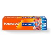 Macro Max Fermuarlı Kilitli Poşet 12 Adet (20x25 cm), &Ccedil;ok Kez A&ccedil; Kapa Pratik Saklama Poşeti