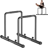 YOLEO Barras Paralelas Calistenia Adjustable, Carga 500KG, Dip Bar Fitness | Push Up Bars de Inmersión, Altura y Ancho Ajusta