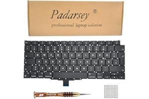Pardarsey Ersatz Deutsch QWERTZ Tastatur Kompatibel für MacBook Air Retina 13" M1 A2337 Ende 2020 Jahr Tastatur + Schrauben + Schraubendreher