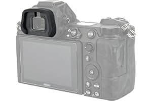 JJC Ocular Ocular de Silicona Suave Compatible con Nikon Z5 Z5II Z6 Z6II Z6III Z7 Z7II Cámara Reemplaza Nikon EN-D29