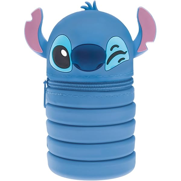 QRKPVHD Trousse Ecole 2 en 1 en Silicone Souple Kawaii, Lapin