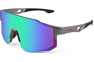 FEISEDY Sports Sunglasses for Mens Women, UV400 Protection Windproof Cycling Glasses Outdoor Goggles B2388