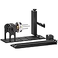 ComMarker 5-in-1 Laser Rotary for Most Laser Cutter and Engraver, Laser Engraving Marking Machine, Marking on Cylindrical Objects Wine, Glass, Baseball Bat, Ring, Ball