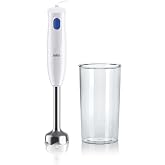 Braun MultiQuick 1 &ndash; 450 W Minipimer with Metal Arm, White | Hand Blender, 1 Easy Speed, EasyTwist System, 600 ml Measuring C