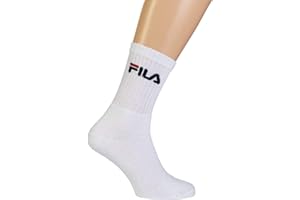 FILA 6 par skarpet, frotte skarpety tenisowe z logo, uniseks (2 x 3 sztuki)