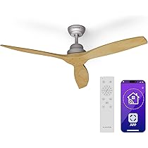 Klarstein Deckenventilator 132cm - 3 Holzflügel Mit Fernbedienung